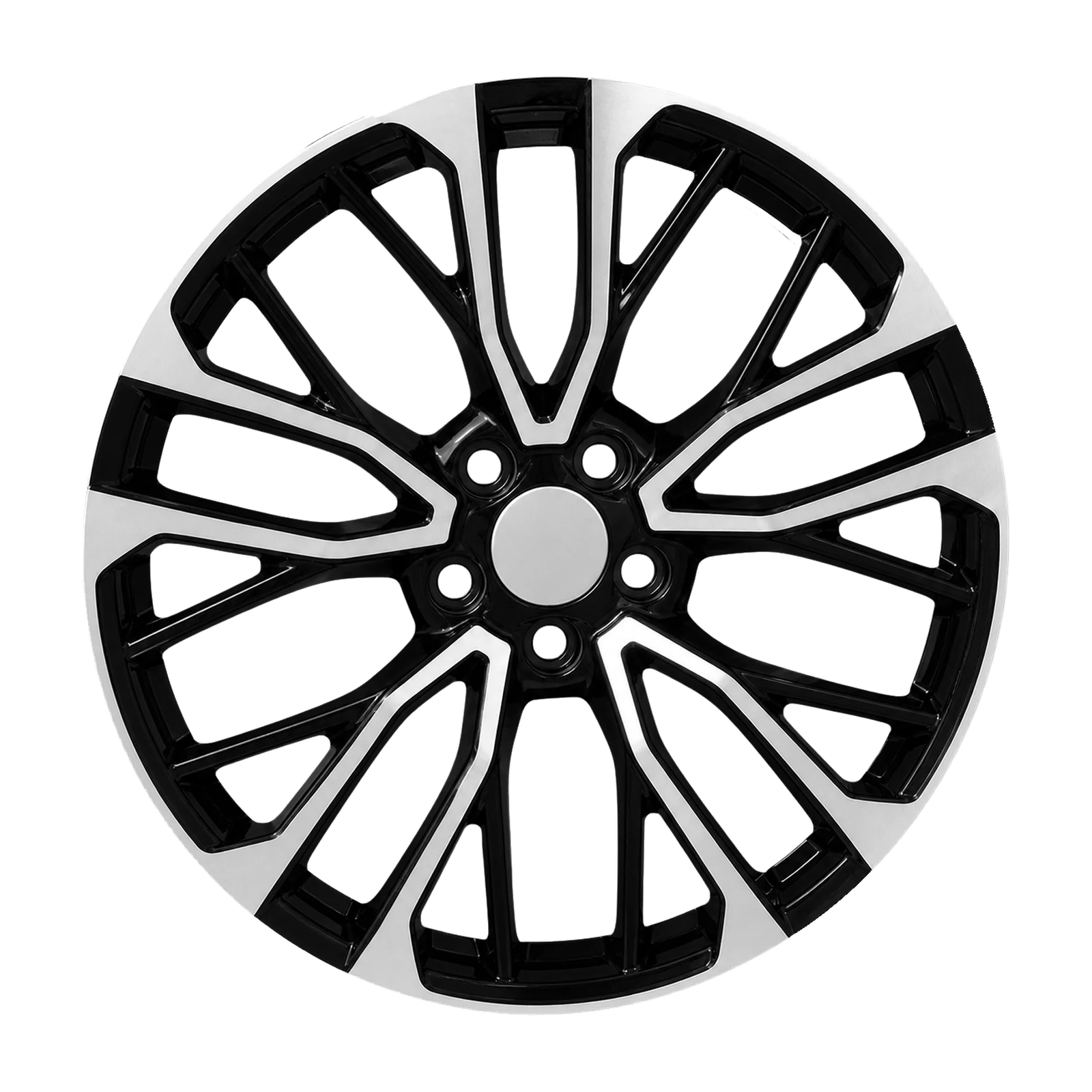 Dorimm DR-0925 Black Machined forged wheel, near-front three-quarter studio view