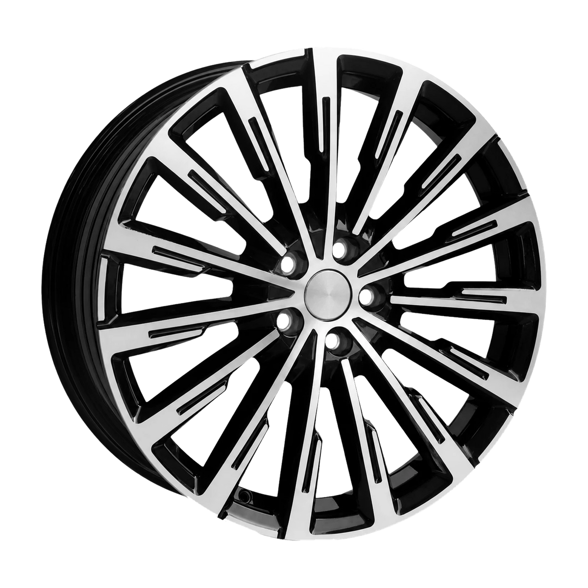 Dorimm DR-0931 Black Machined forged wheel, near-front three-quarter studio view