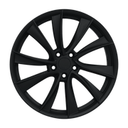 Dorimm DR-0942 Matte Black forged wheel, near-front three-quarter studio view