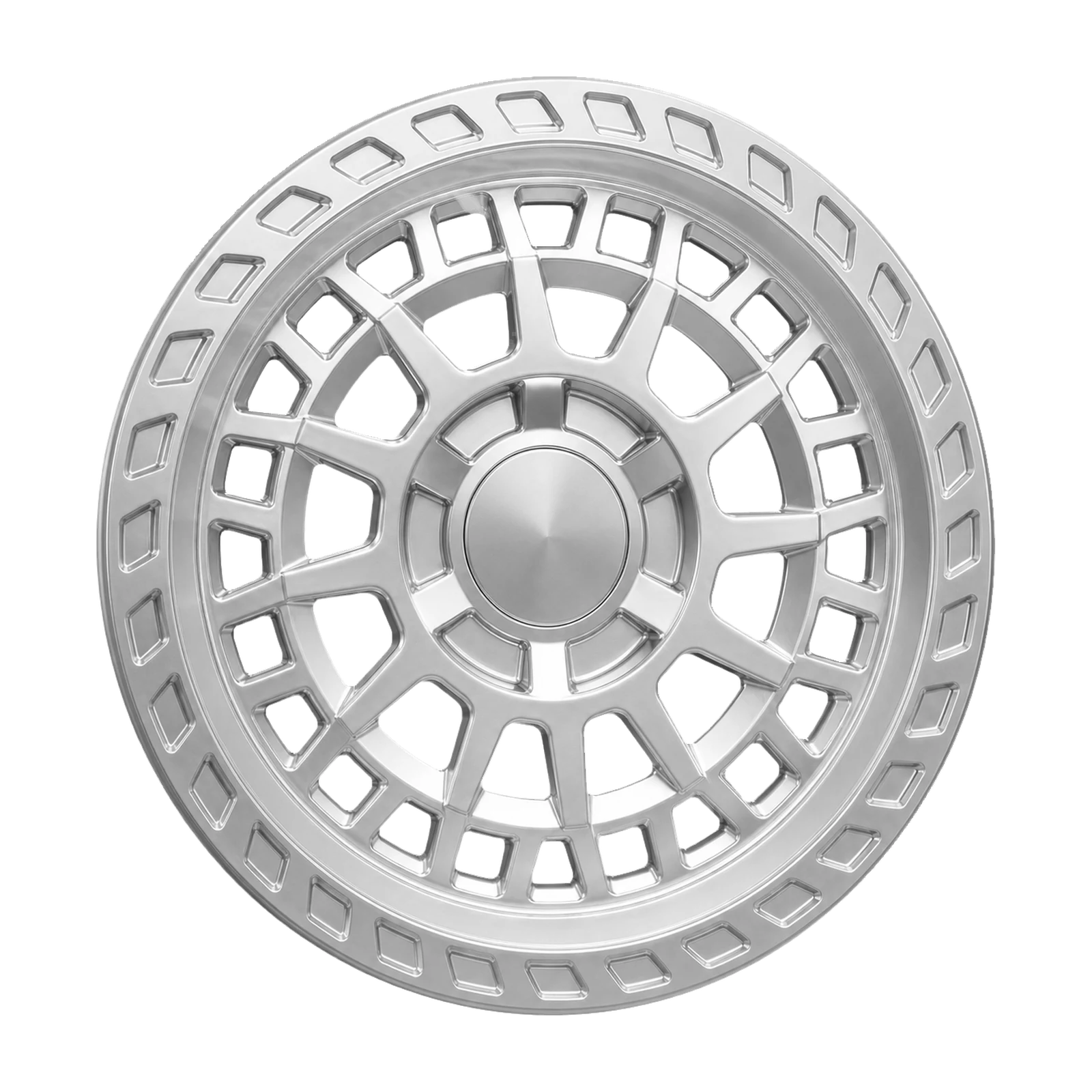 Dorimm DR-0946 Hyper Silver forged wheel, near-front three-quarter studio view