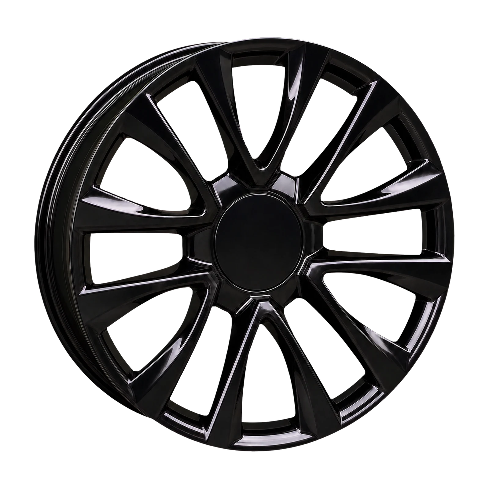 Dorimm DR-0952 Gloss Black forged wheel, near-front three-quarter studio view