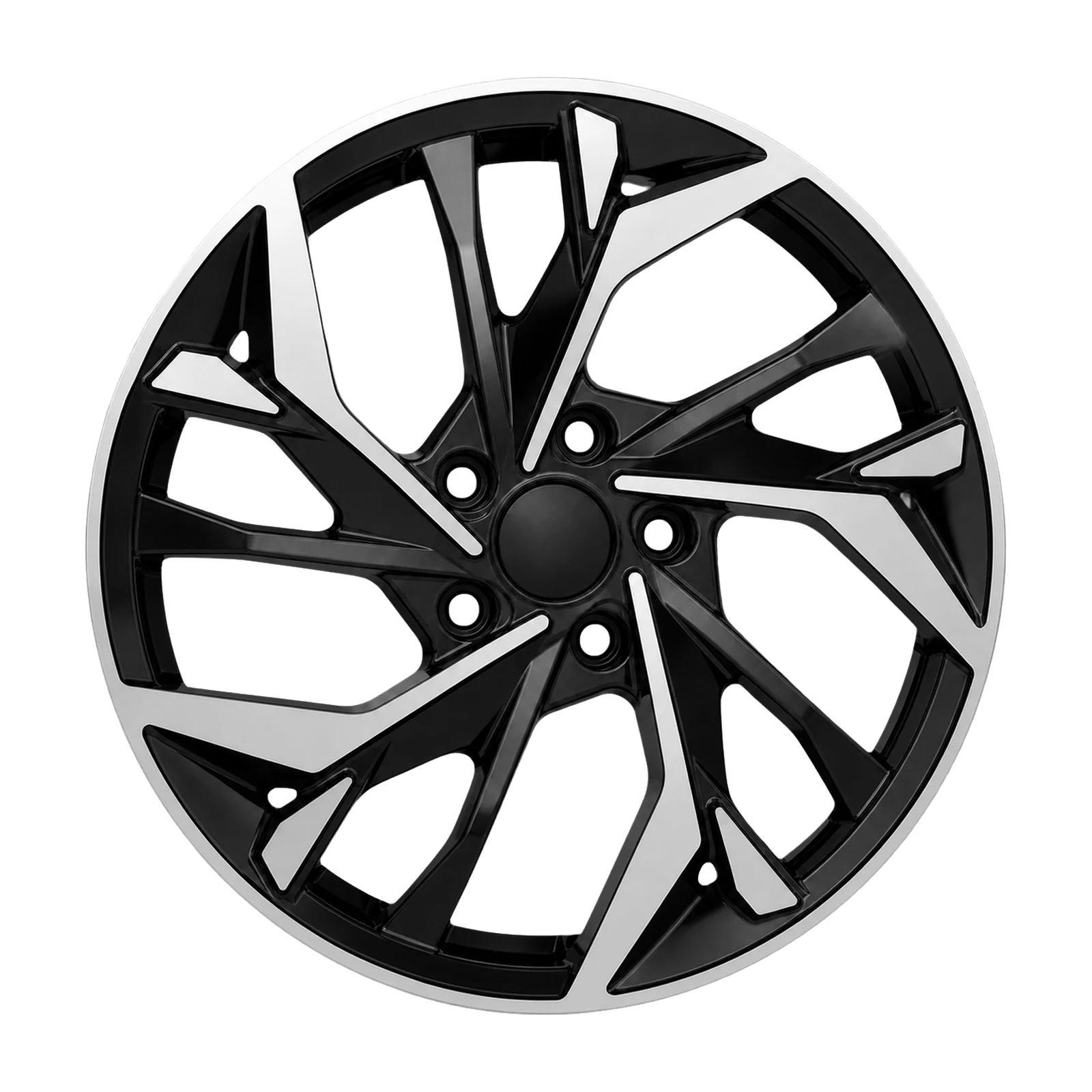 Dorimm DR-1000 Black Machined forged wheel, near-front three-quarter studio view