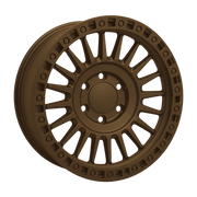 Dorimm DR-1028 Satin Bronze forged wheel, near-front three-quarter studio view