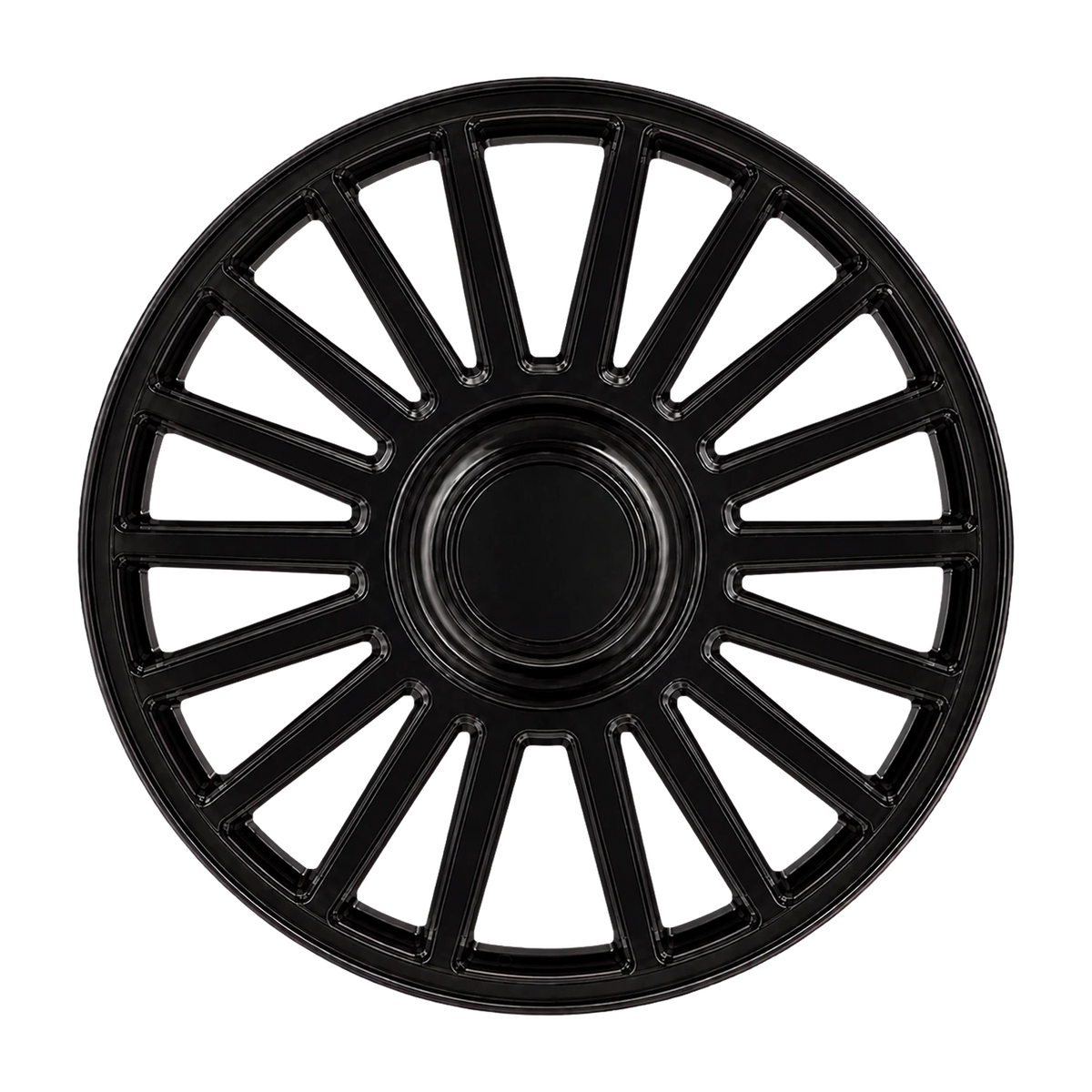 Dorimm DR-1082 Gloss Black forged wheel, near-front three-quarter studio view