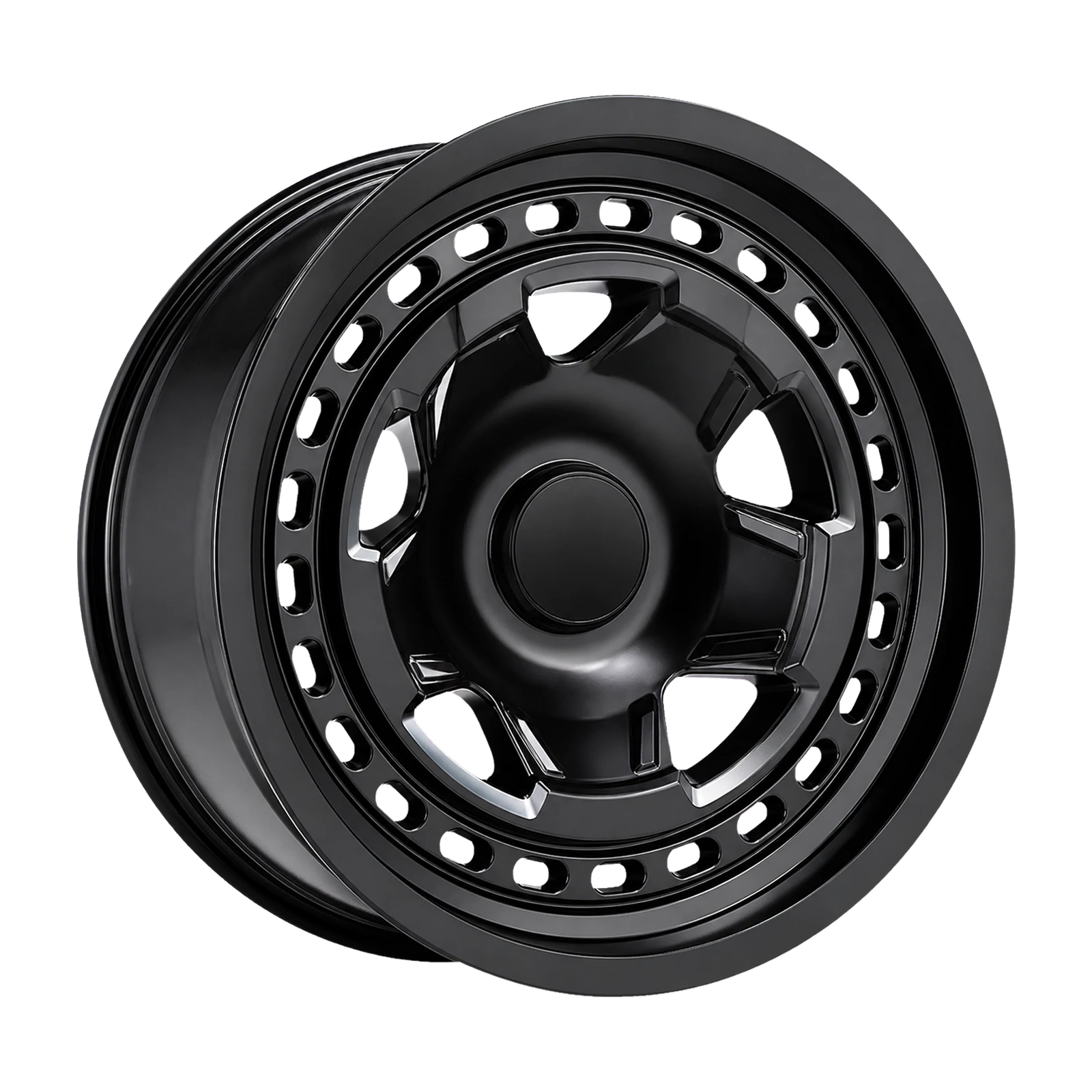 Dorimm DR-1098 Black Machined forged wheel, near-front three-quarter studio view