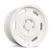 Dorimm DR-1112 White forged wheel, near-front three-quarter studio view