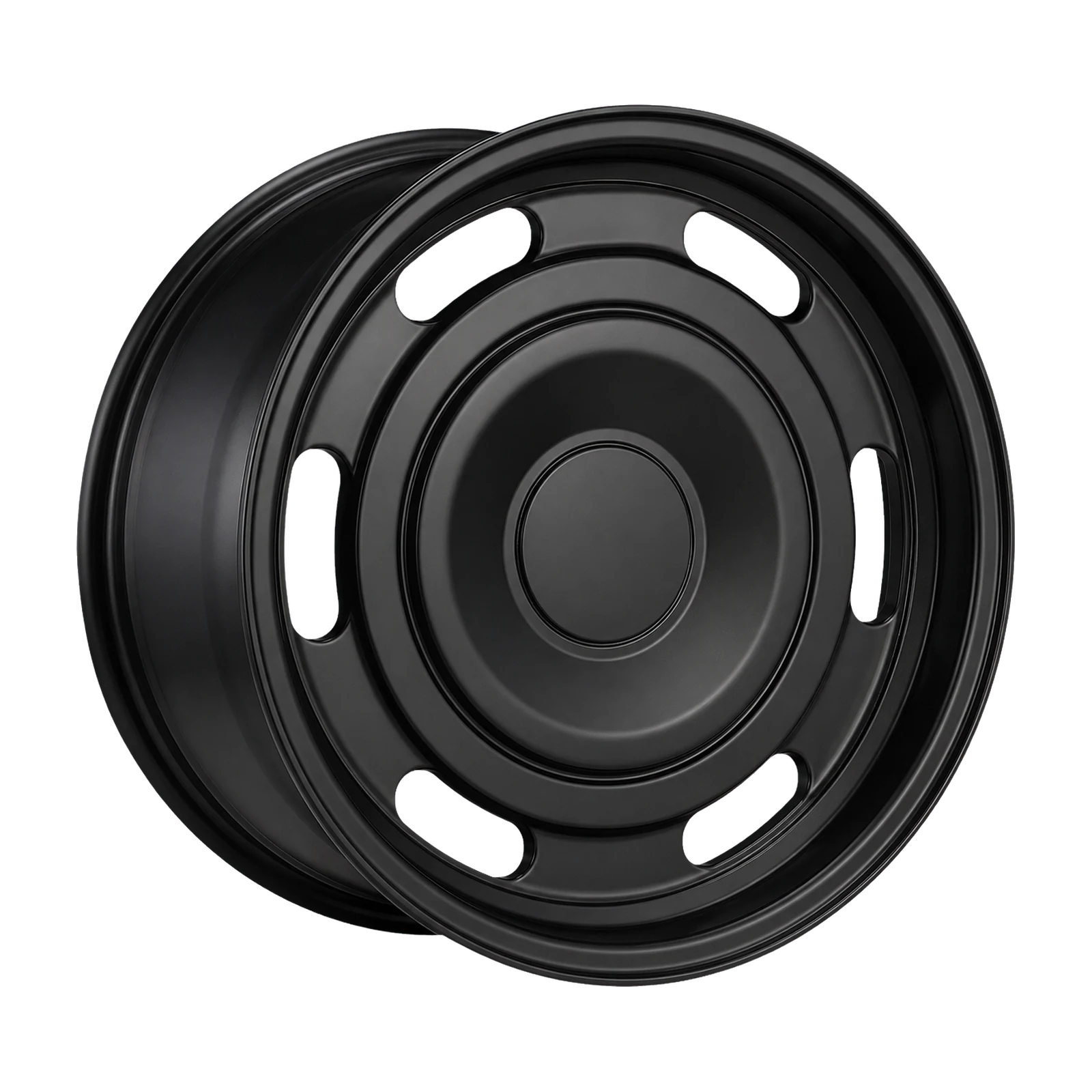 Dorimm DR-1114 Matte Black forged wheel, near-front three-quarter studio view