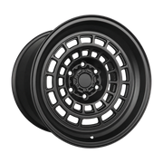 Dorimm DR-1117 Matte Black forged wheel, near-front three-quarter studio view
