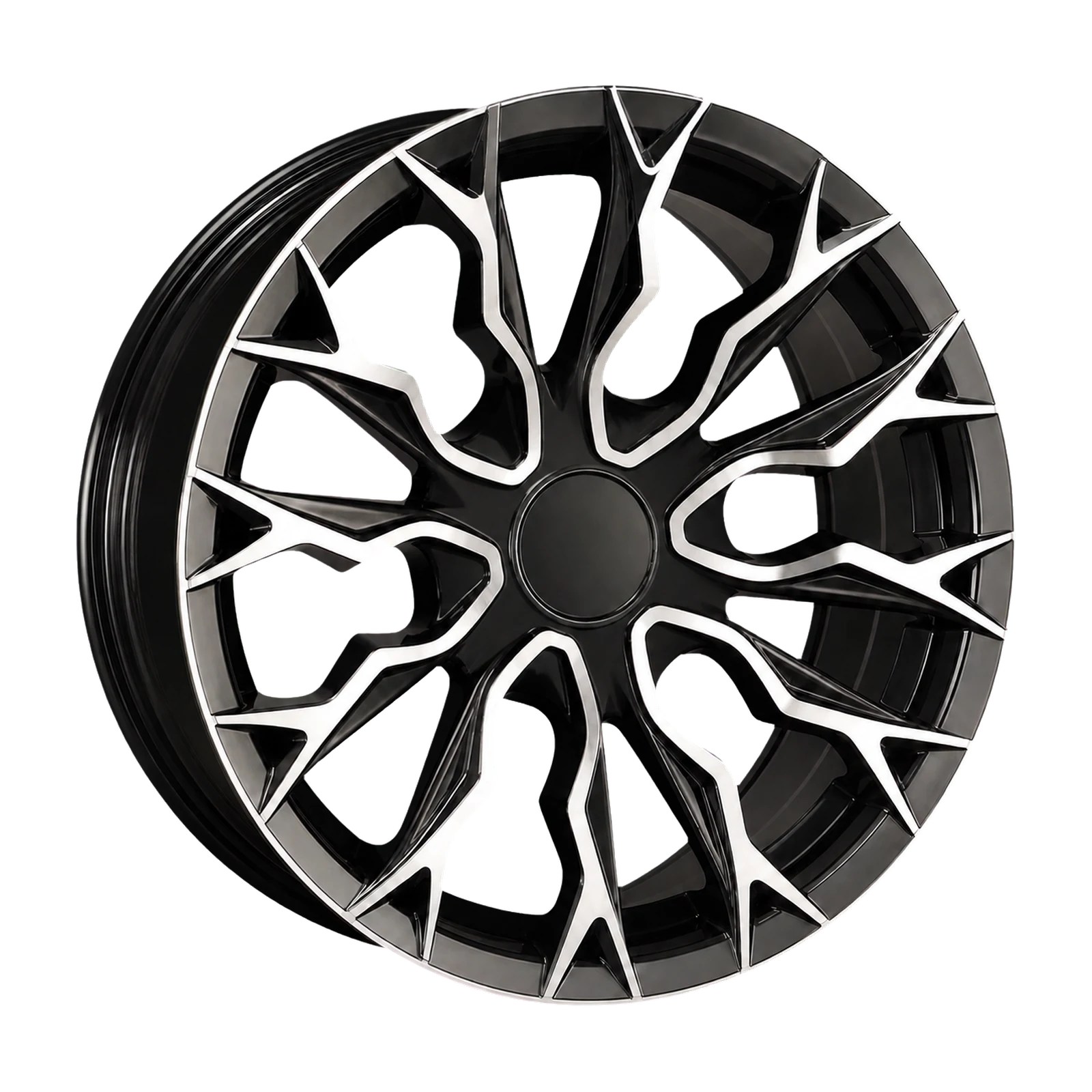 Dorimm DR-1121 Black Machined forged wheel, near-front three-quarter studio view