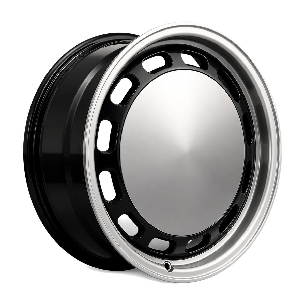 Dorimm DR-1166 Black Machined forged wheel, near-front three-quarter studio view
