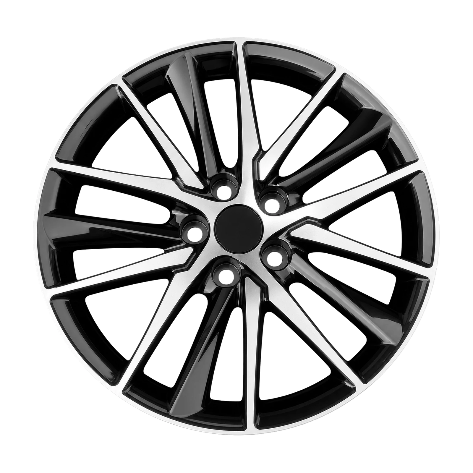 Dorimm DR-1185 Black Machined forged wheel, near-front three-quarter studio view